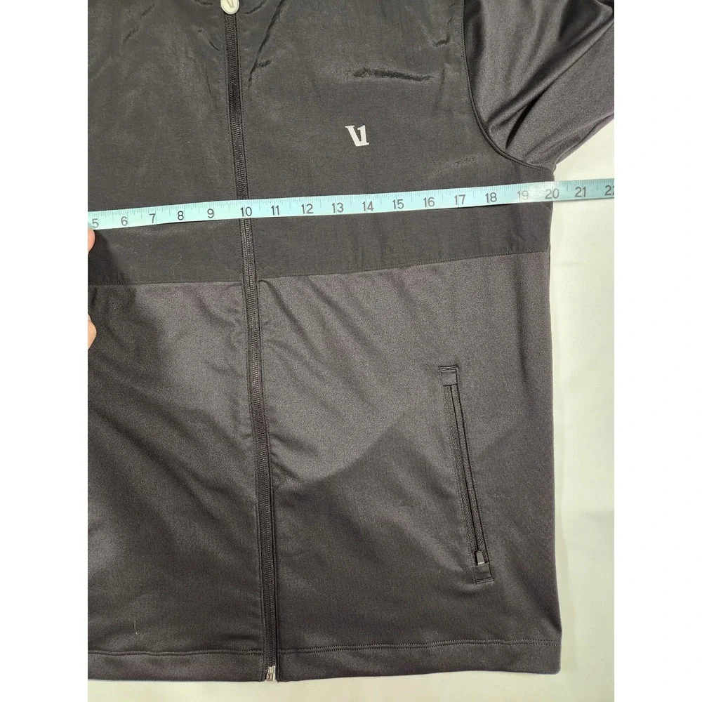 Vuori Mens Black Sunday Element Track Jacket Zip Front Size‎ Small